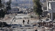 Syrische Streitkräfte am 12. Dezember 2016 in einem zerstörten Teil Aleppos (AFP / Goerge Ourfalian)