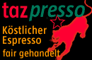 tazpresso, kstlicher Espresso, fair gehandelt