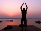 Der Fluss Ganges: Staudmme sollen sein Flutwasser auffangen. (Bild: AP)