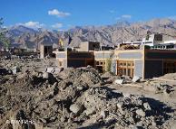 Schlammlawine in Leh, Ladakh, im August 2010, Foto: Rainer Hörig, DW 